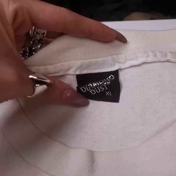 Vtg 90s Betty Boop Diamond Dust Glitter Tee - Picture 4 of 8